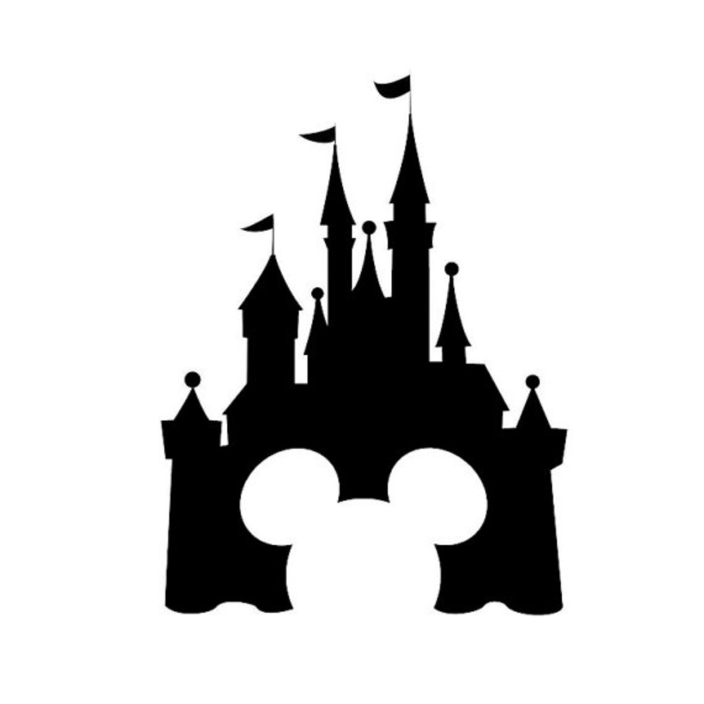 Vinyl Decal for Window - Disney Castle w/ Mickey